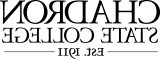 显示Chadron州立大学东部的风格化文字标记. 1911块格式.